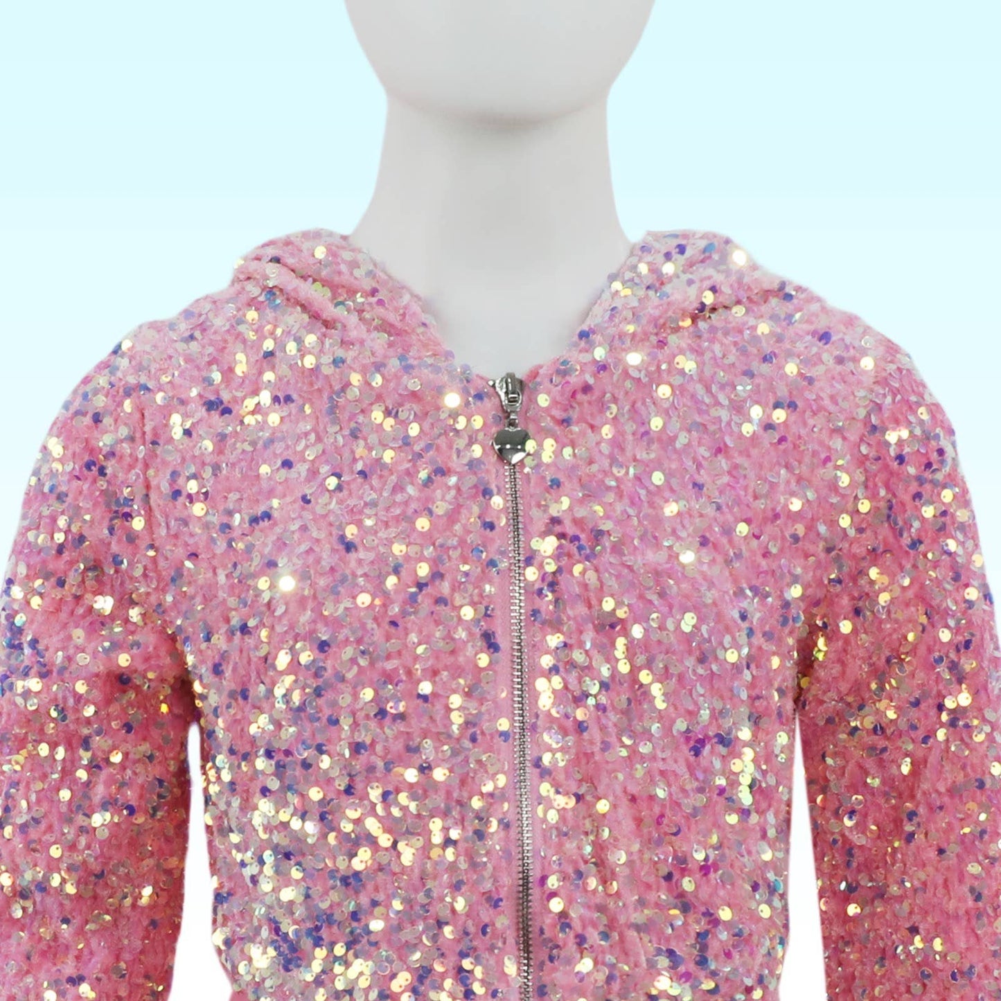 Pink Sequin Two Piece Set 