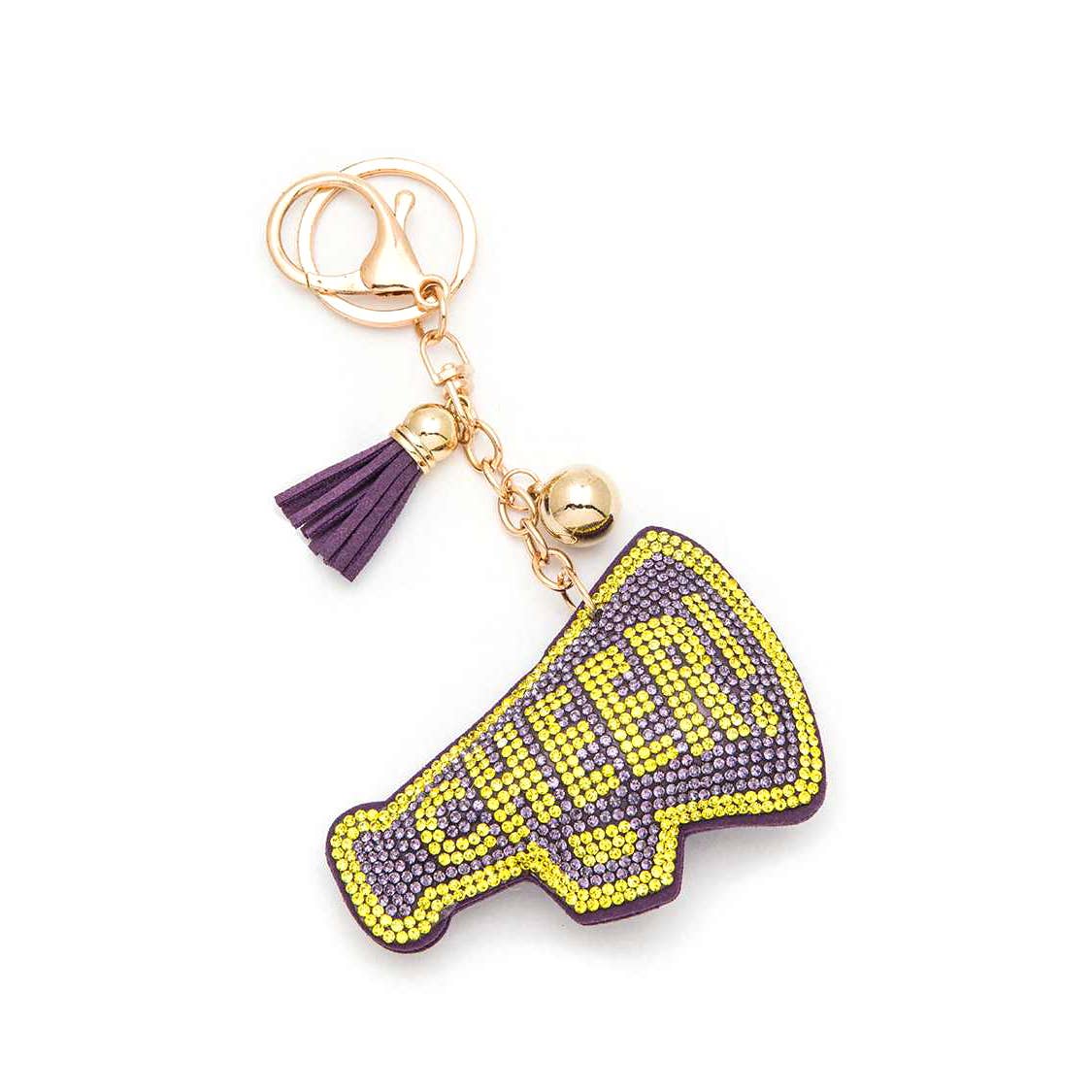 CHEER Sign Crystal Iconic Key Chain
