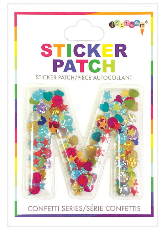 M Confetti Sticker Patch