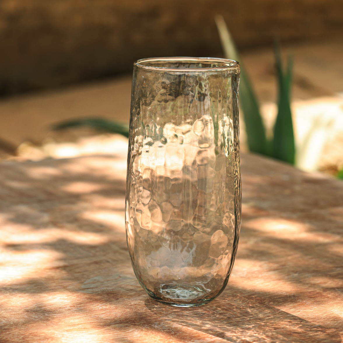 Pebbled Tall Vase