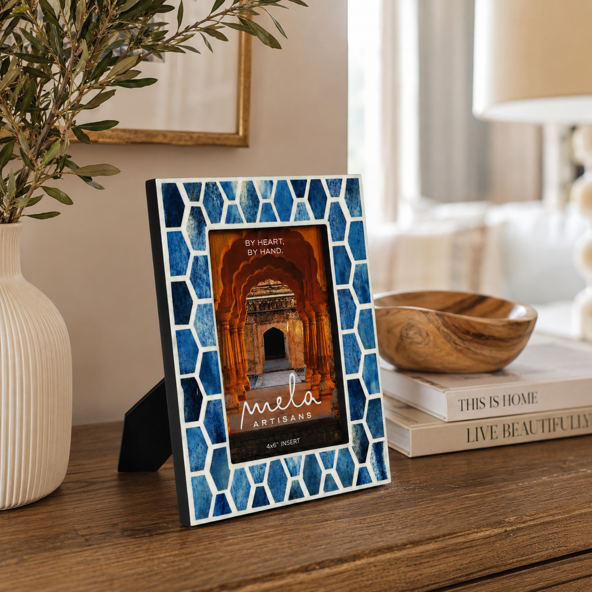 Gramercy Bone Inlay Photo Frame 5x7