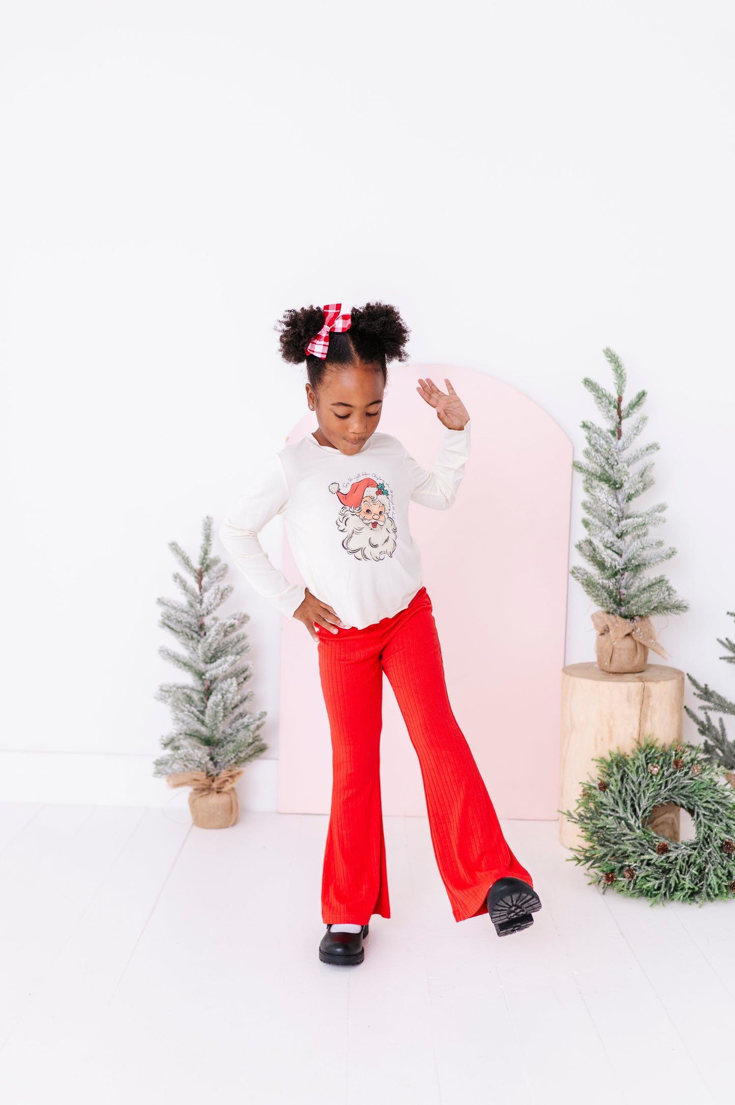 Jolly Santa | Bamboo Long Sleeve Shirt