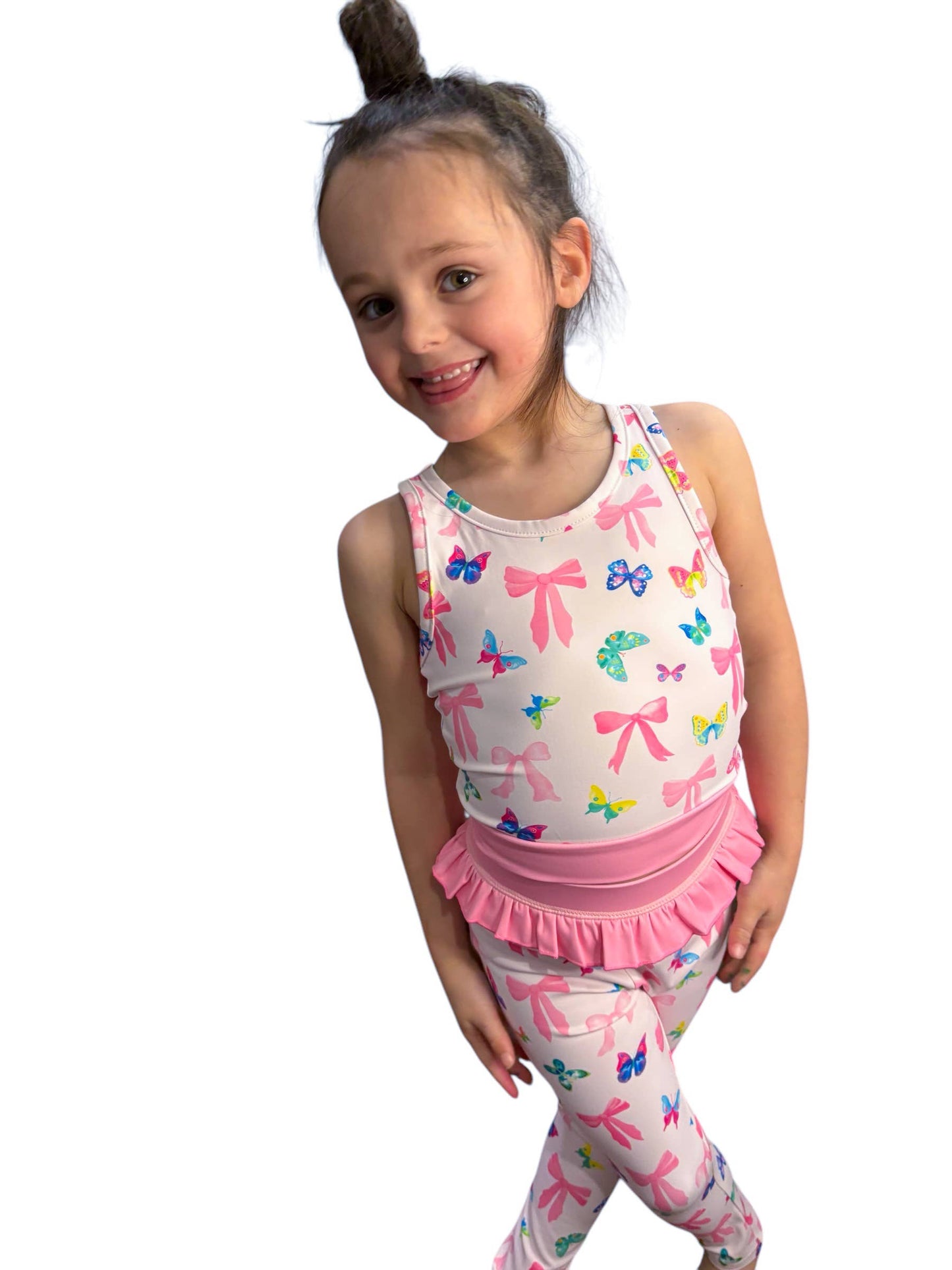Bow and Butterfly Athletic Set