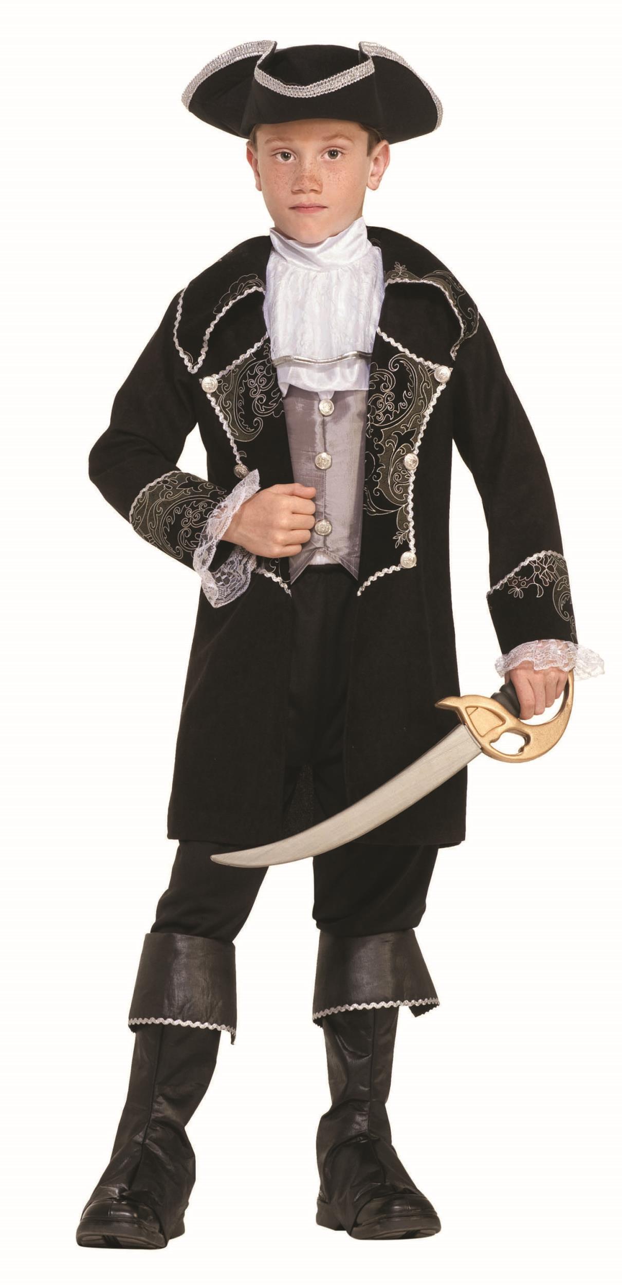 Swashbuckler Pirate Captain Hook Child Costume Small 4-6 years