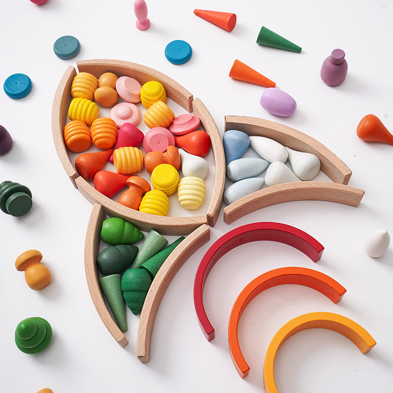 252-Piece Mandala Loose Parts Set
