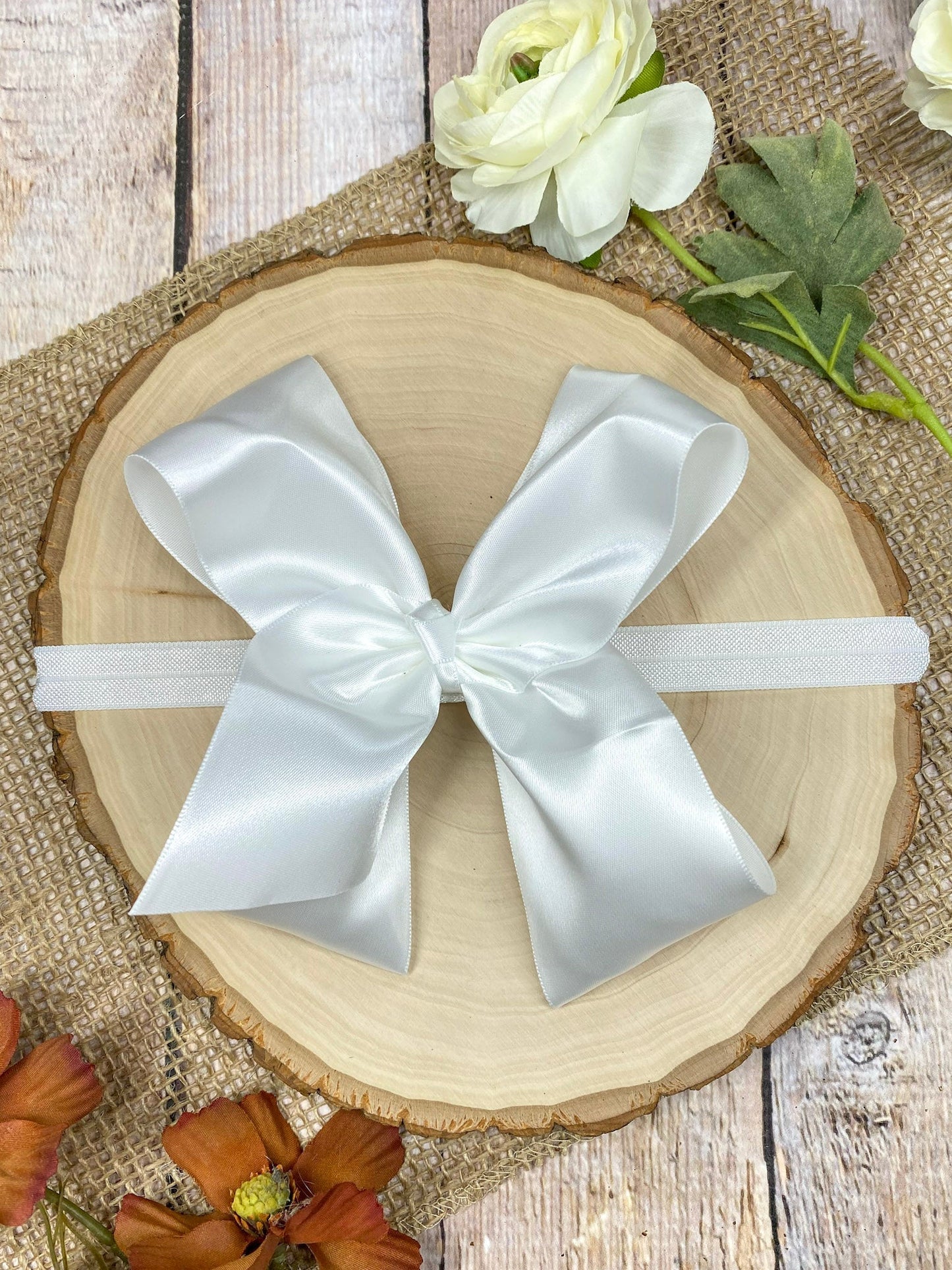 Classic Satin Hair Bows- 4.5"