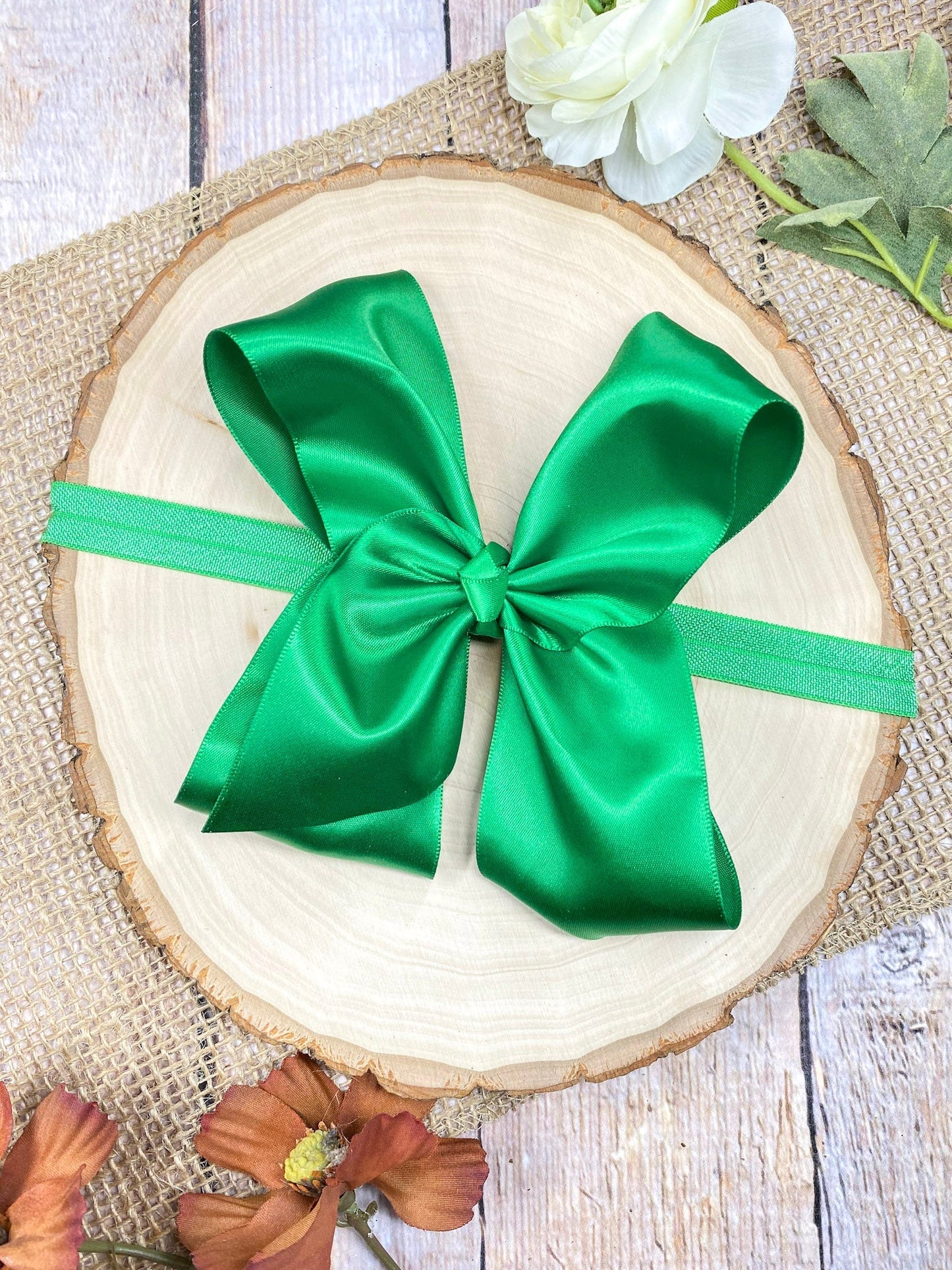 Classic Satin Hair Bows- 4.5"