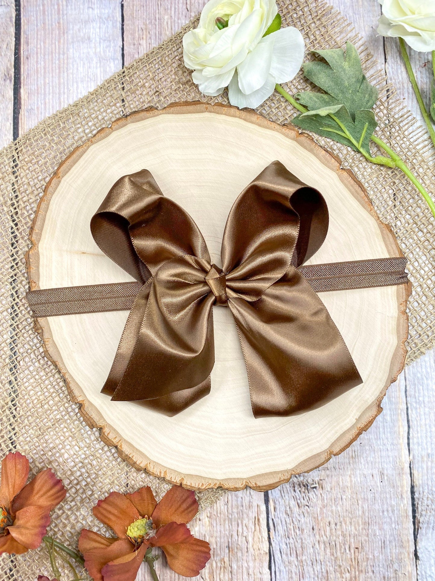 Classic Satin Hair Bows- 4.5"