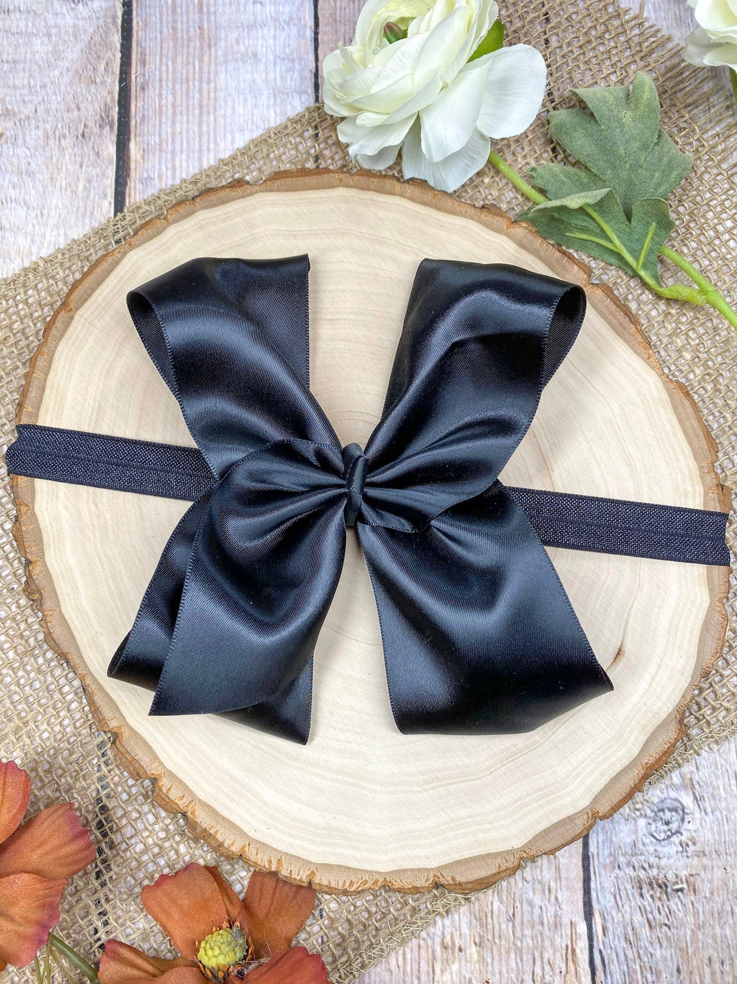 Classic Satin Hair Bows- 4.5"