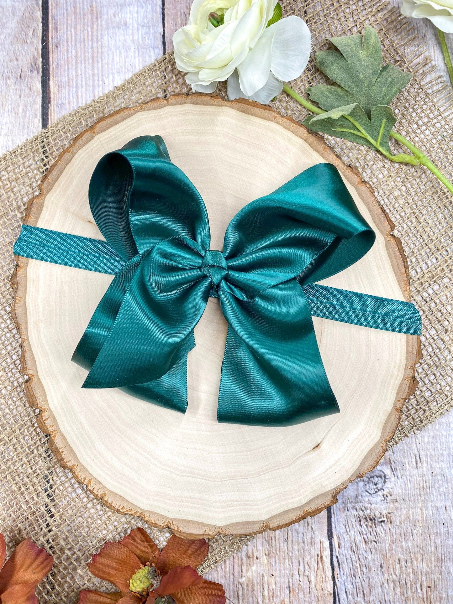 Classic Satin Hair Bows- 4.5"