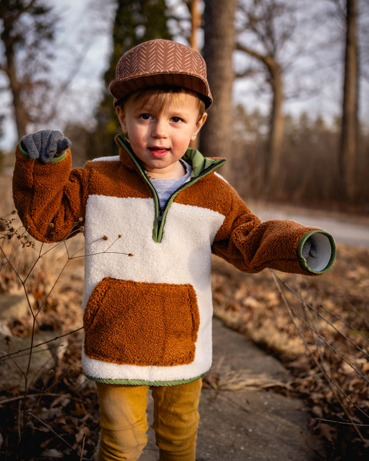 Preorder - Camel Sherpa Pullover