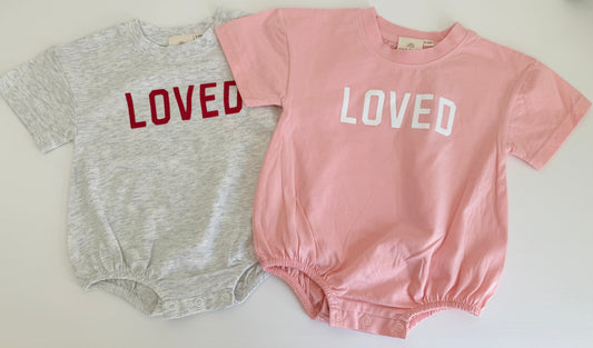 Loved Organic Cotton T-Shirt Romper - more colors