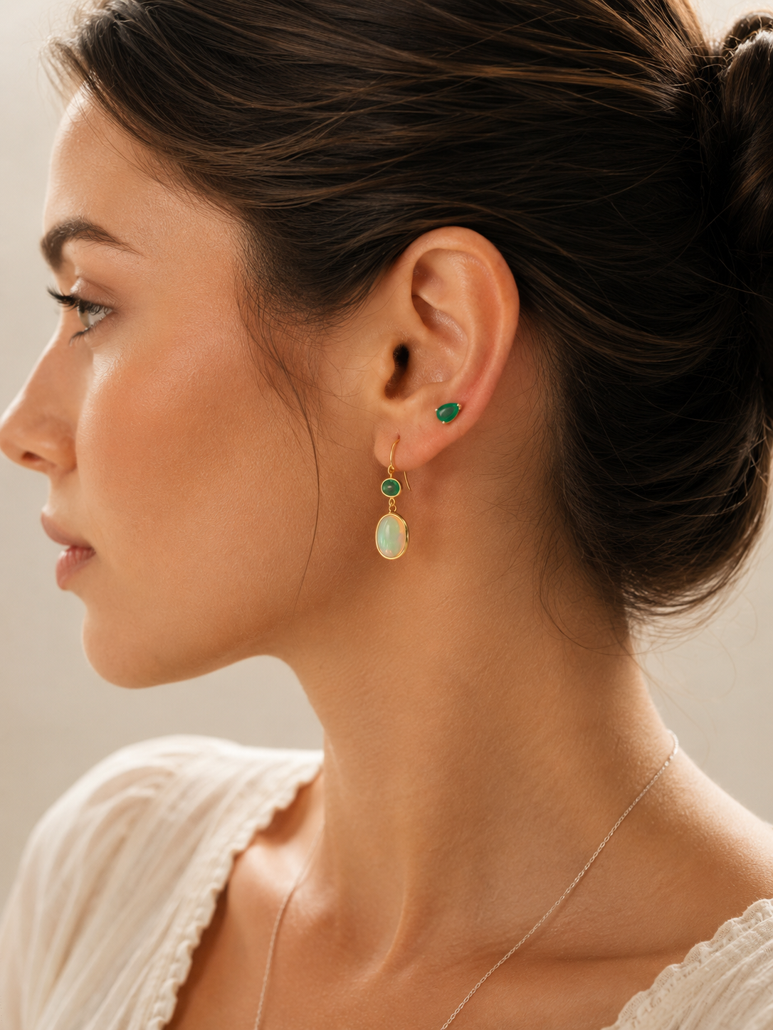 Emerald Radiance Earrings