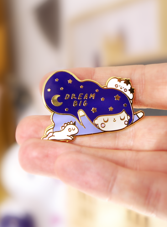 Dreaming Enamel Lapel Pin