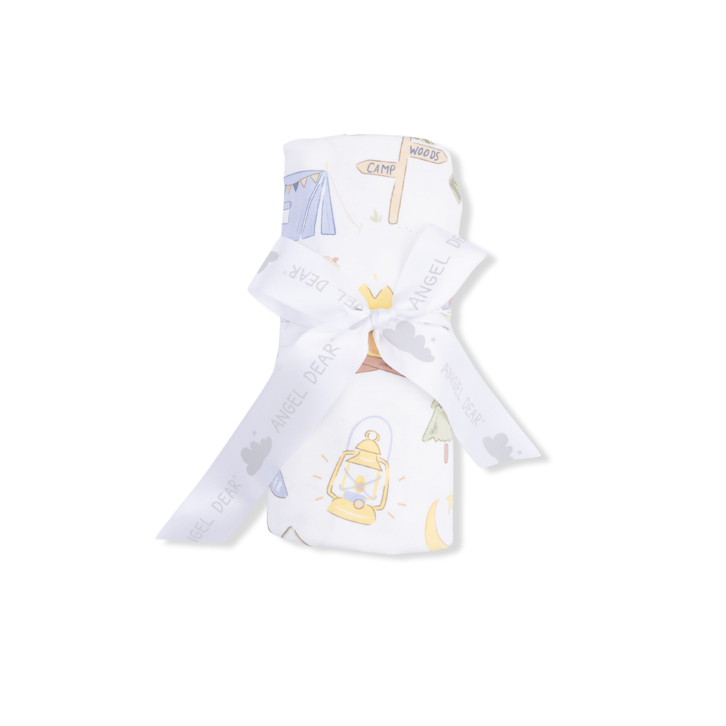 Camping Blue - Swaddle Blanket