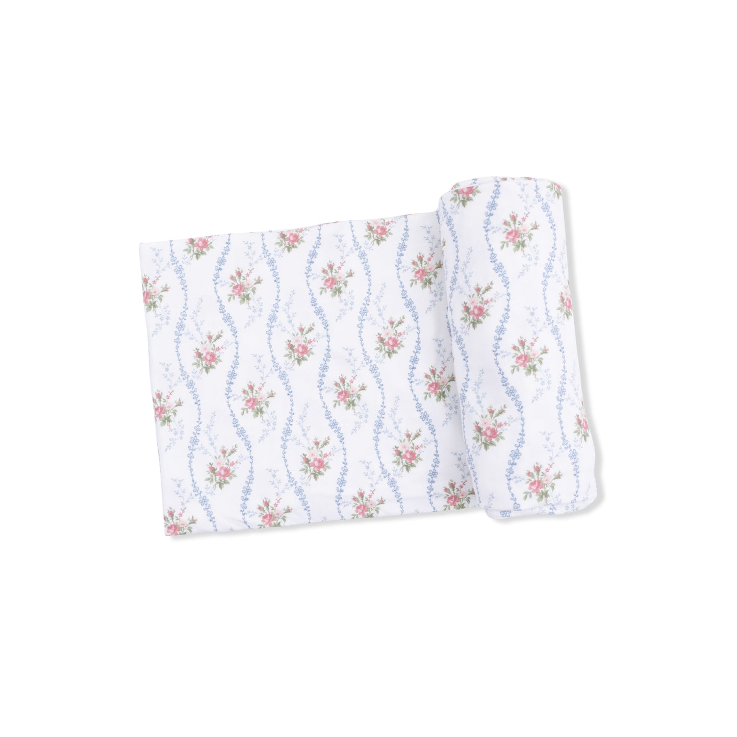 Heirloom Rose Stripe - Swaddle Blanket
