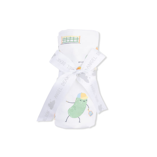 Pickles Playing Pickleball - Swaddle Blanket