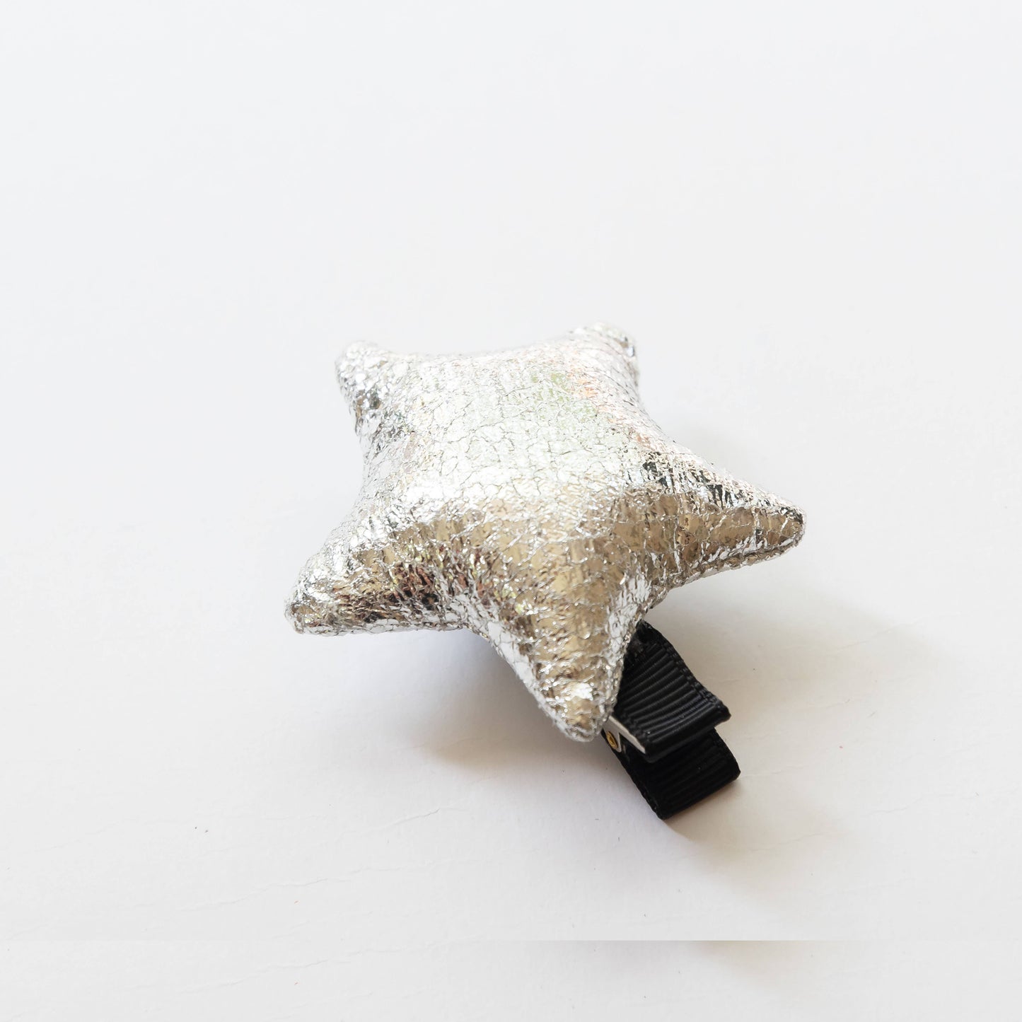 Metallic Star Hair Clip | Silver