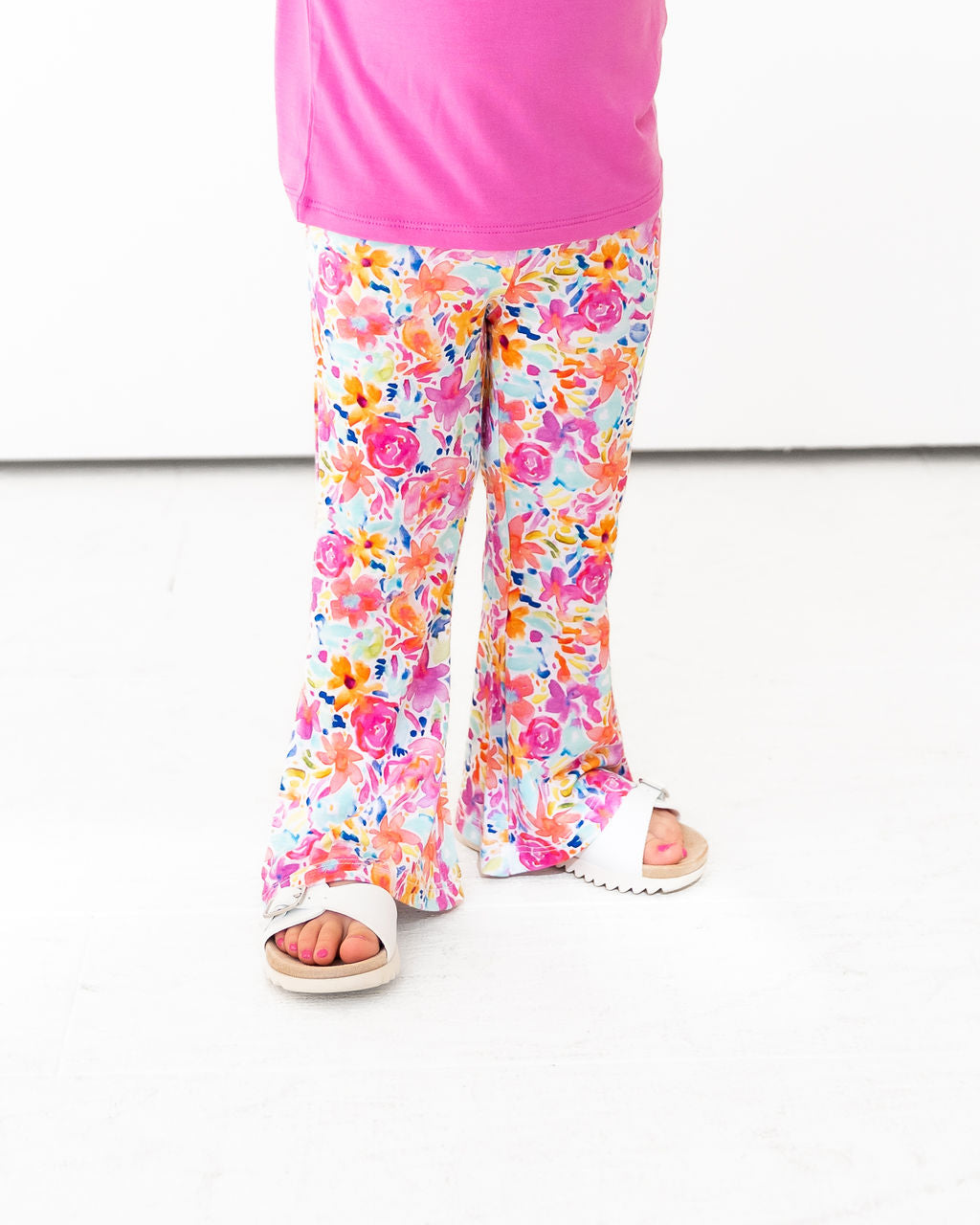 Korrie Floral Bamboo Flared Leggings