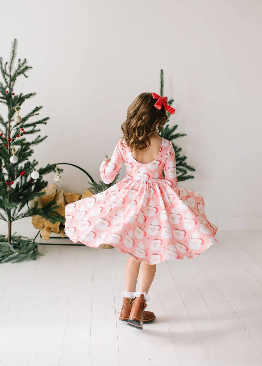 Santa Cocoa Pocket Twirl Dress