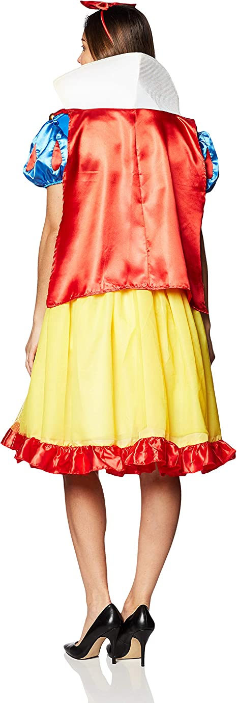 Disney Snow White Fab Dress Adult Halloween Costume Small 4-6