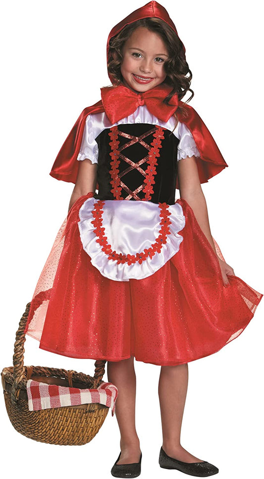 Little Red Riding Hood Fairy Tale Deluxe Toddler Costume Small 4-6
