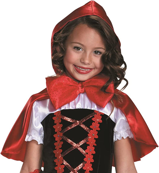 Little Red Riding Hood Fairy Tale Deluxe Toddler Costume Medium 7-8
