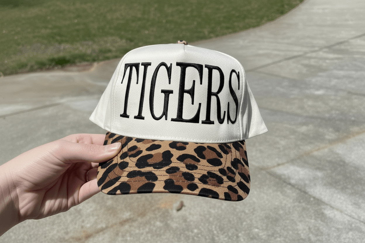 Custom Embroidered Trucker Hat – Personalized Text Snapback | Team, School, or Name Hat