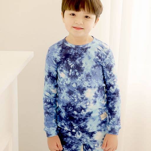 Tie Dye Navy Long Sleeve PJs