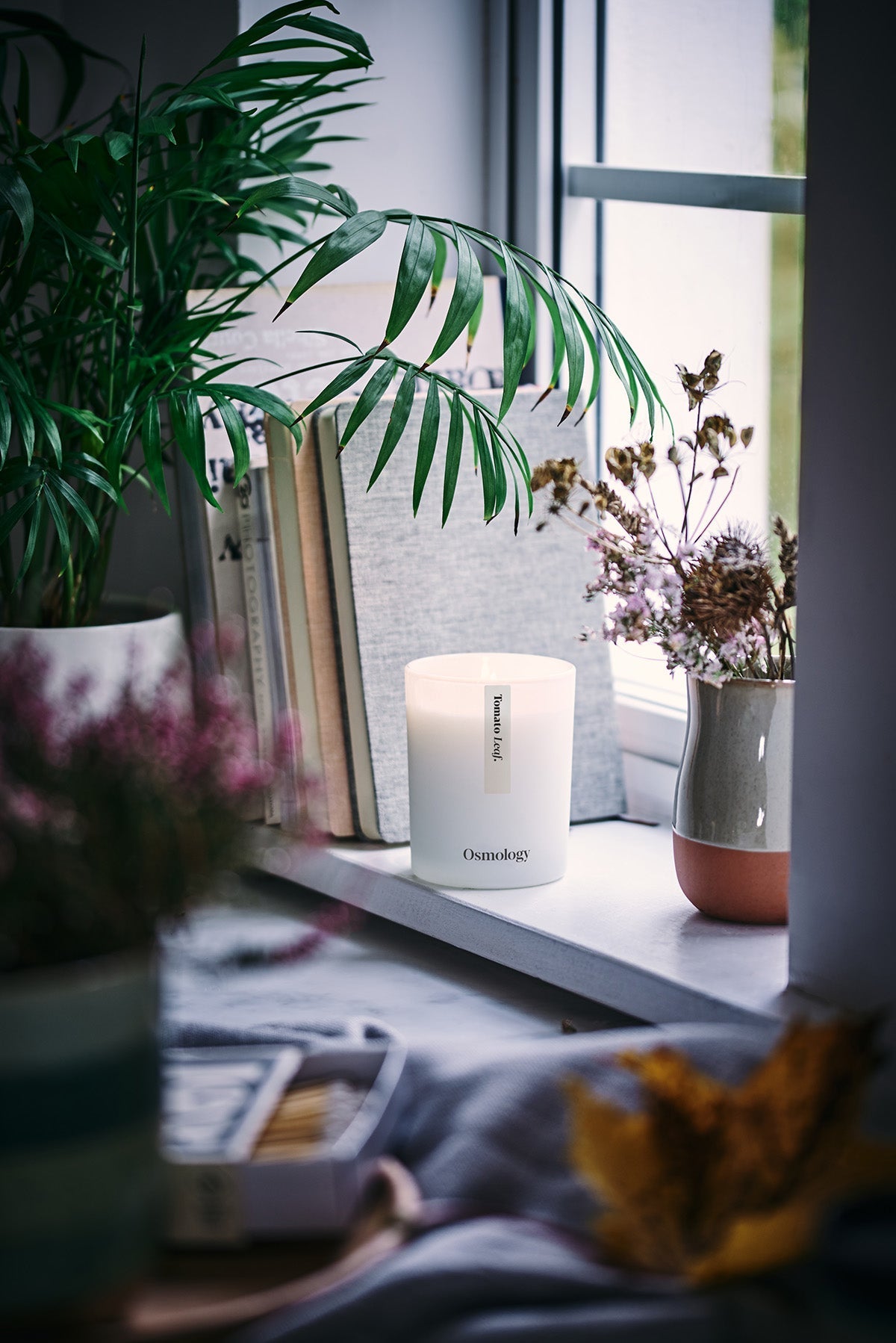 Tomato Leaf Scented Candle - Tomato leaf, Fresh grass and Lime