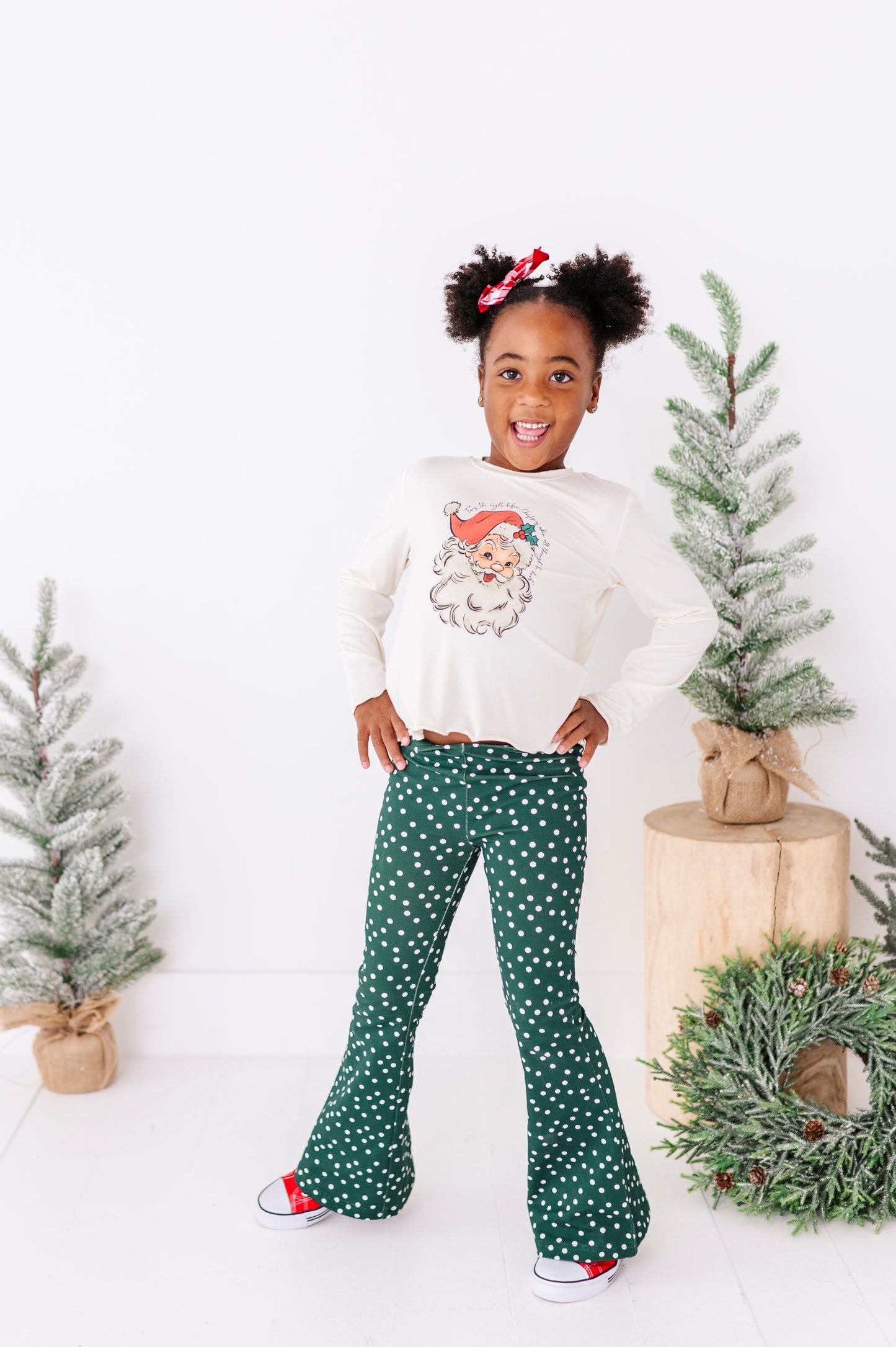Jolly Santa | Bamboo Long Sleeve Shirt