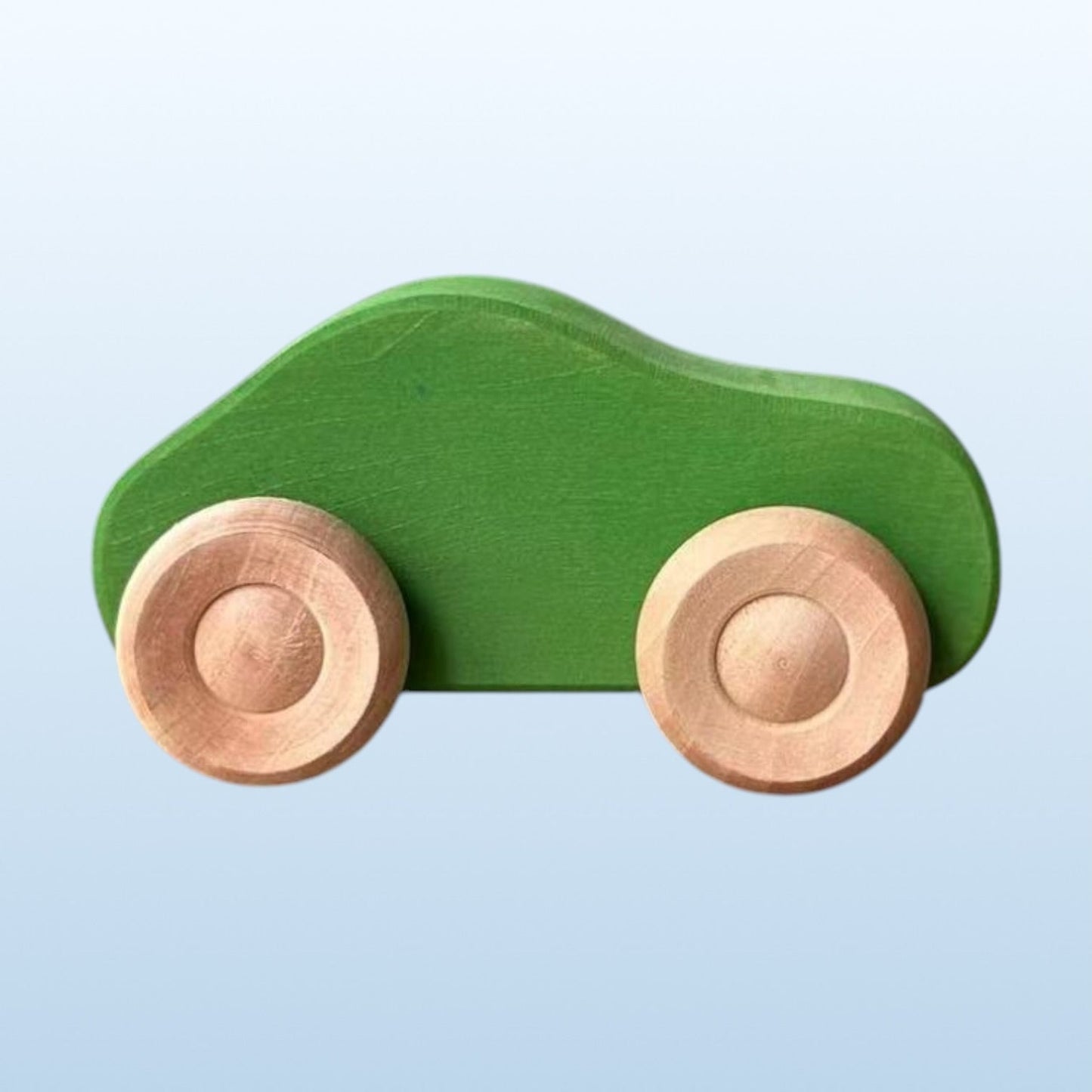7 Pcs Colored Wooden Rainbow Cars Set with 3 Peg Dolls