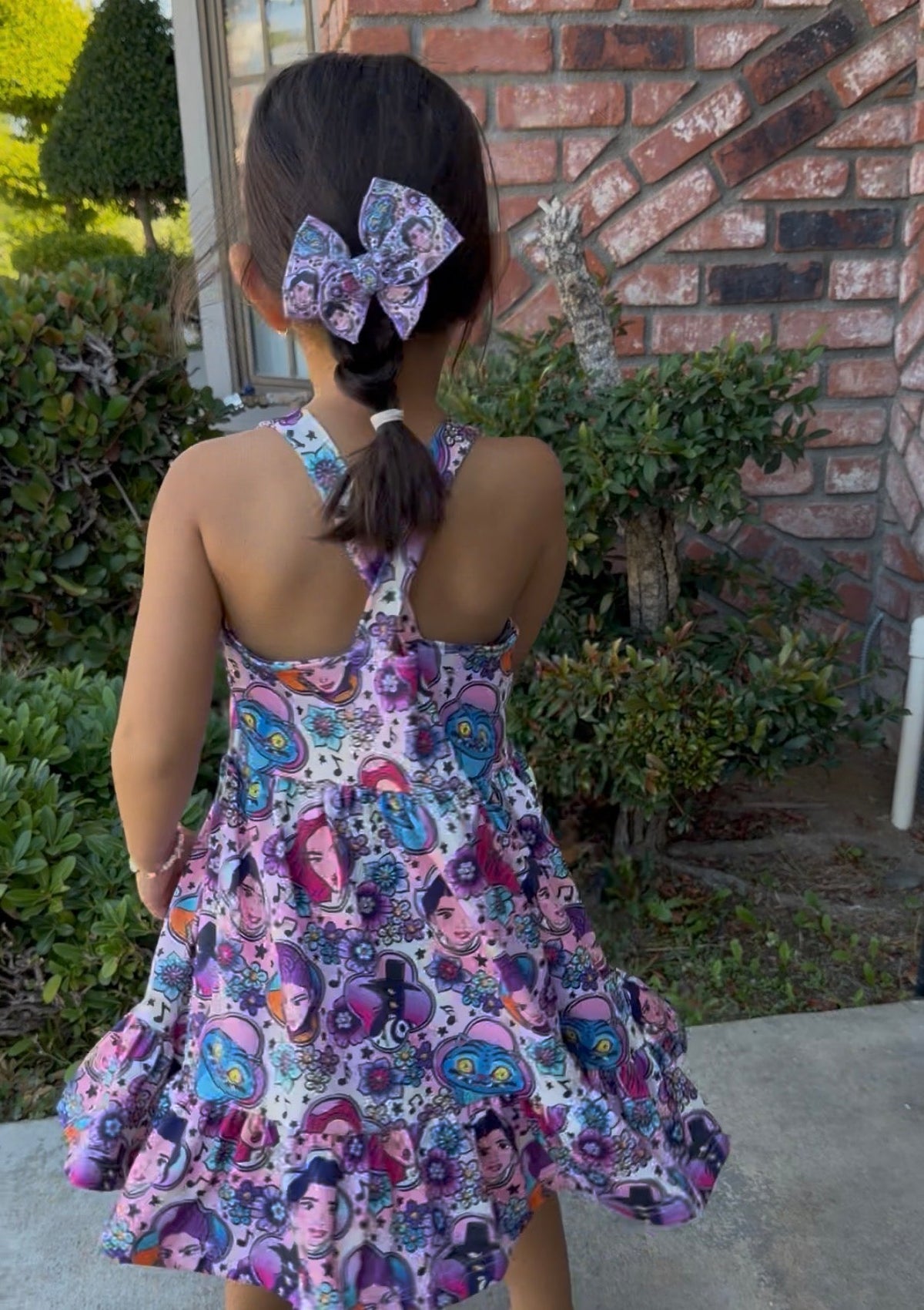 Purple Kpop Girlies Dress