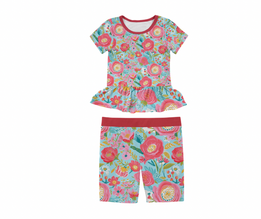 Girly Pop Peplum Set