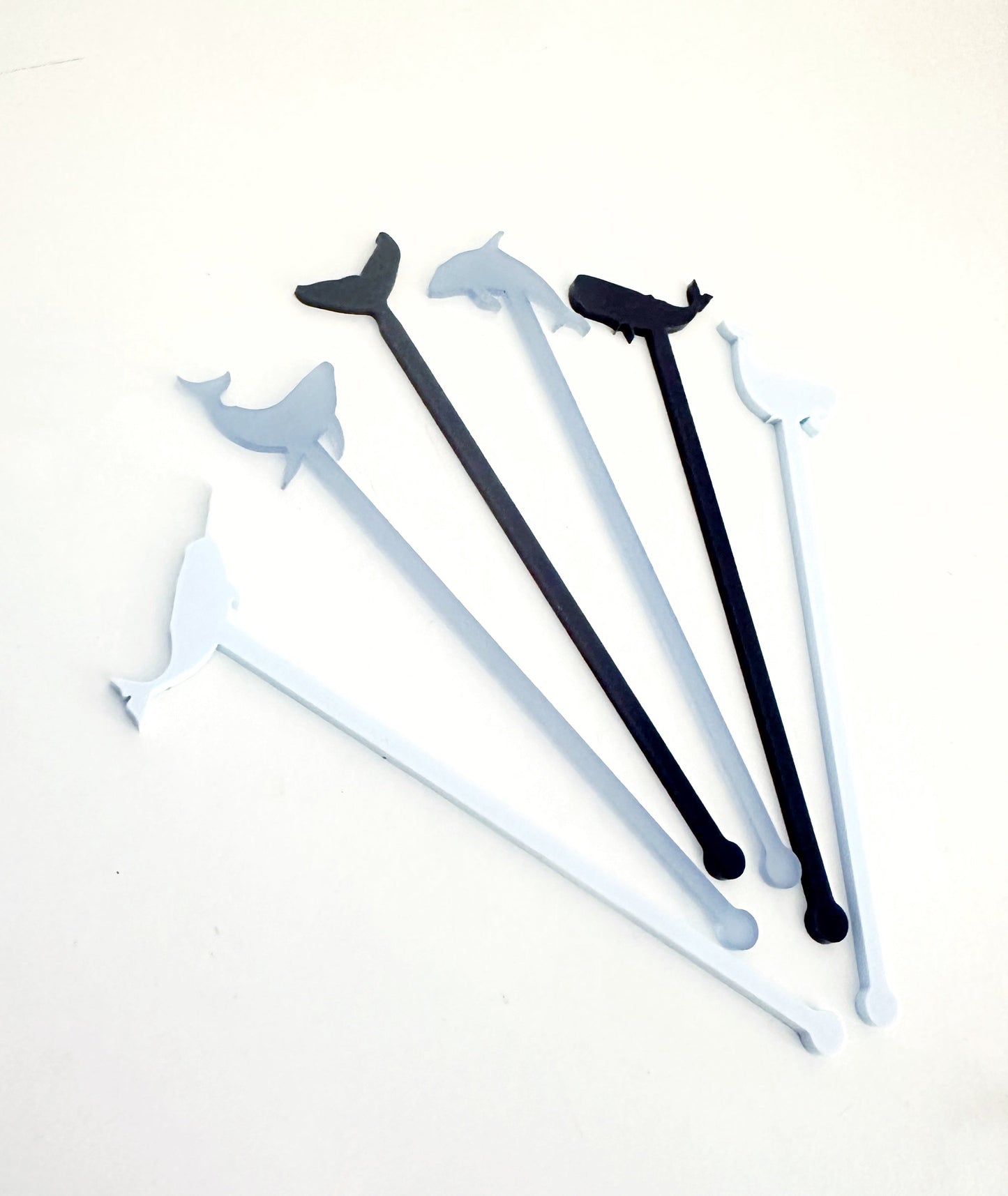Whales Stir Stick Set