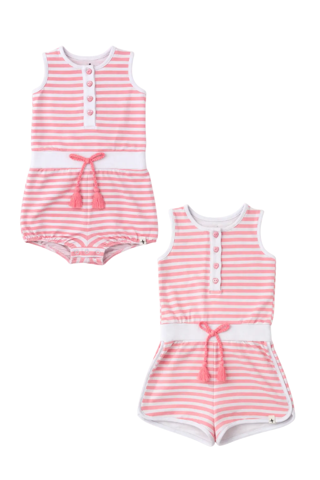 Candy Striped Romper