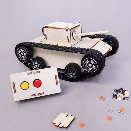 Remote-Controlled Tank DIY Kit, Educational STEM Toy