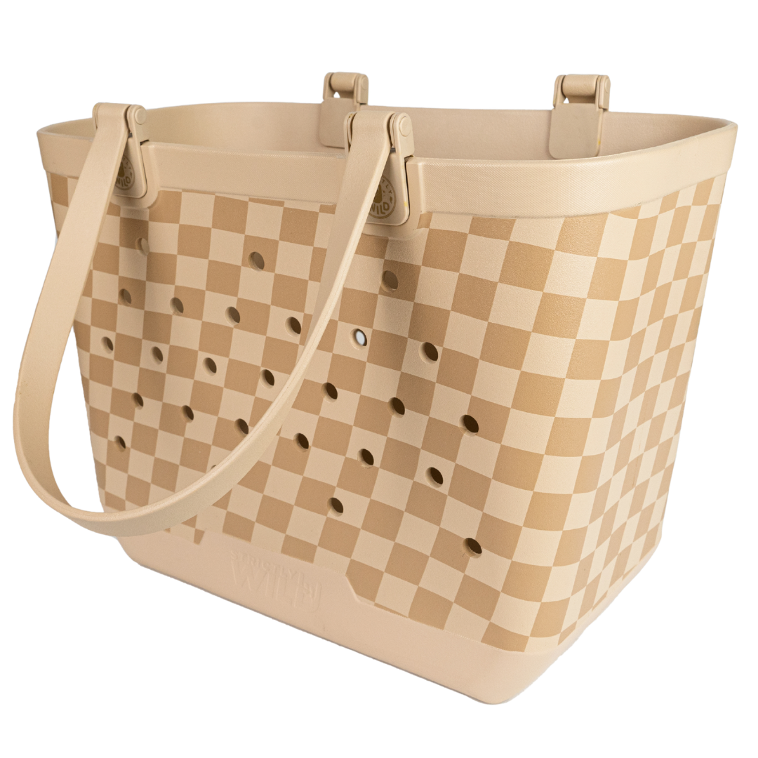 Desert Checker Moto Tote / PREORDER: shipping april 25 - 30