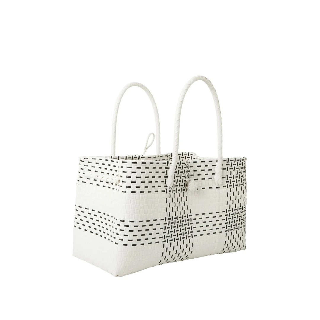 The Midi Piper Handwoven Tote · Recycled Plastic