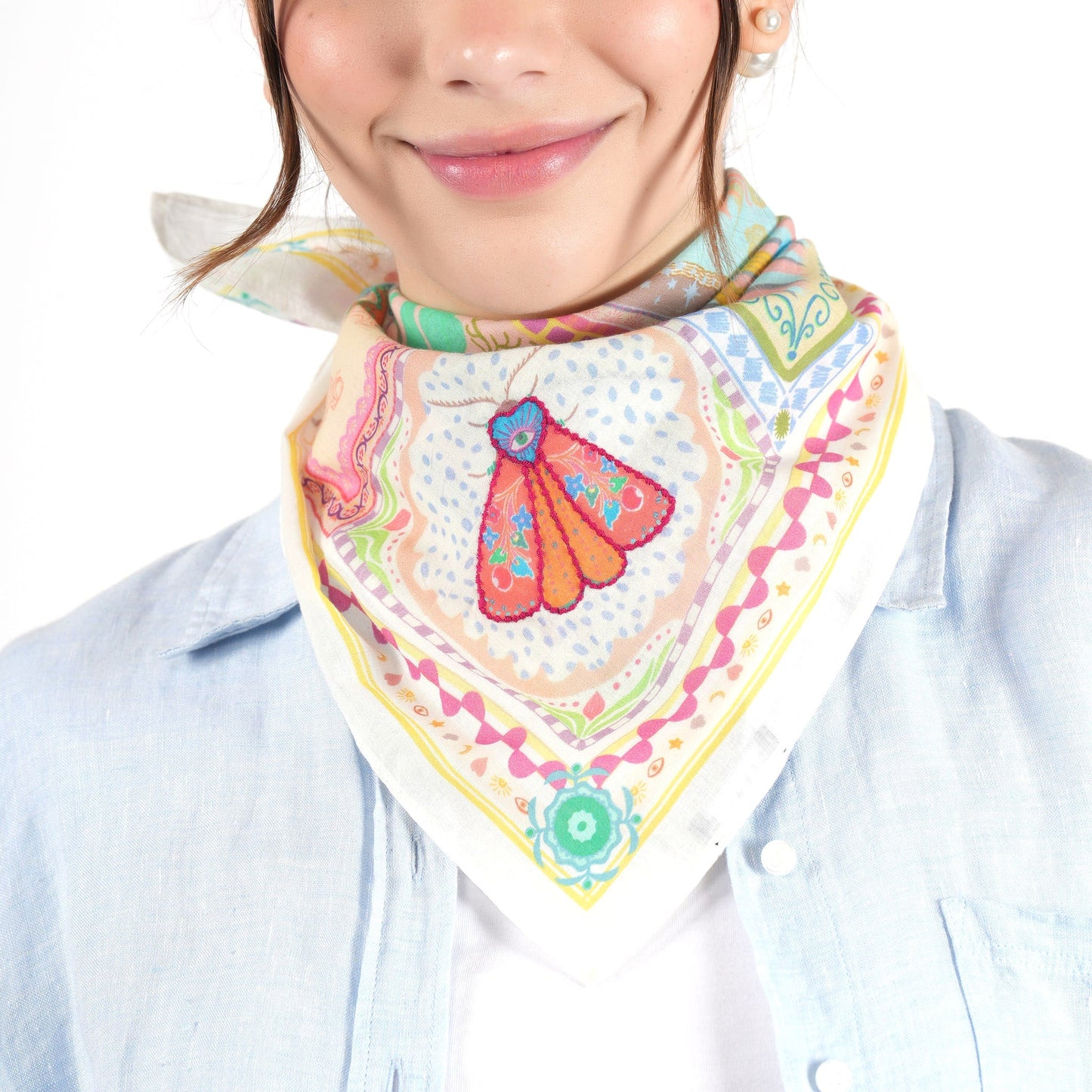 Mirabilia Storyboard Bandana - Peachy