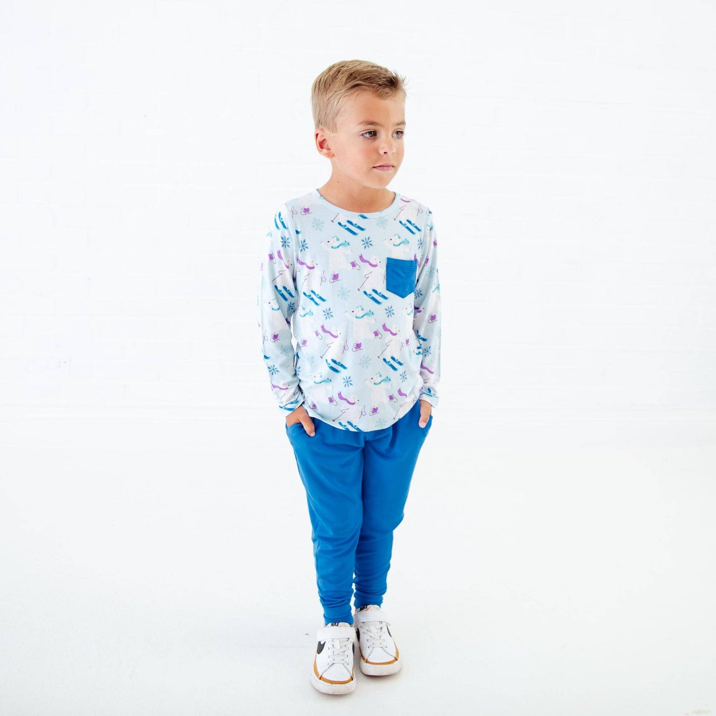 Bearly Skating Pocket Tee And Jogger Set