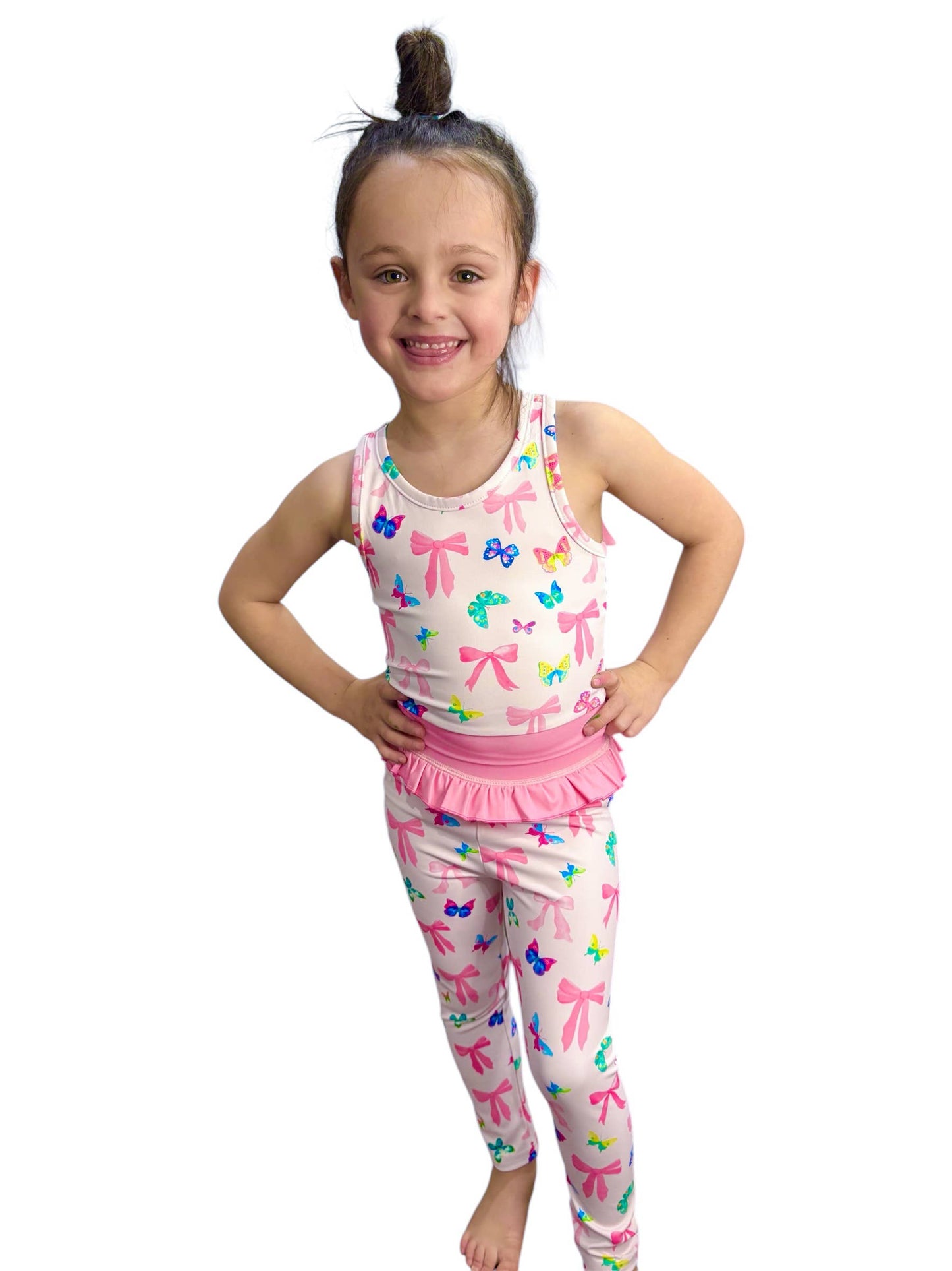 Bow and Butterfly Athletic Set