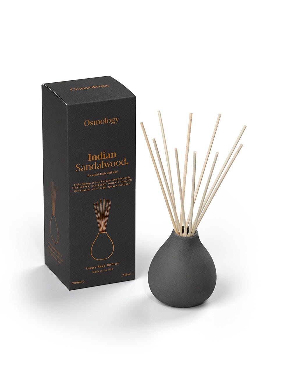 Indian Sandalwood Reed Diffuser - Pepper Raspberry and Tonka