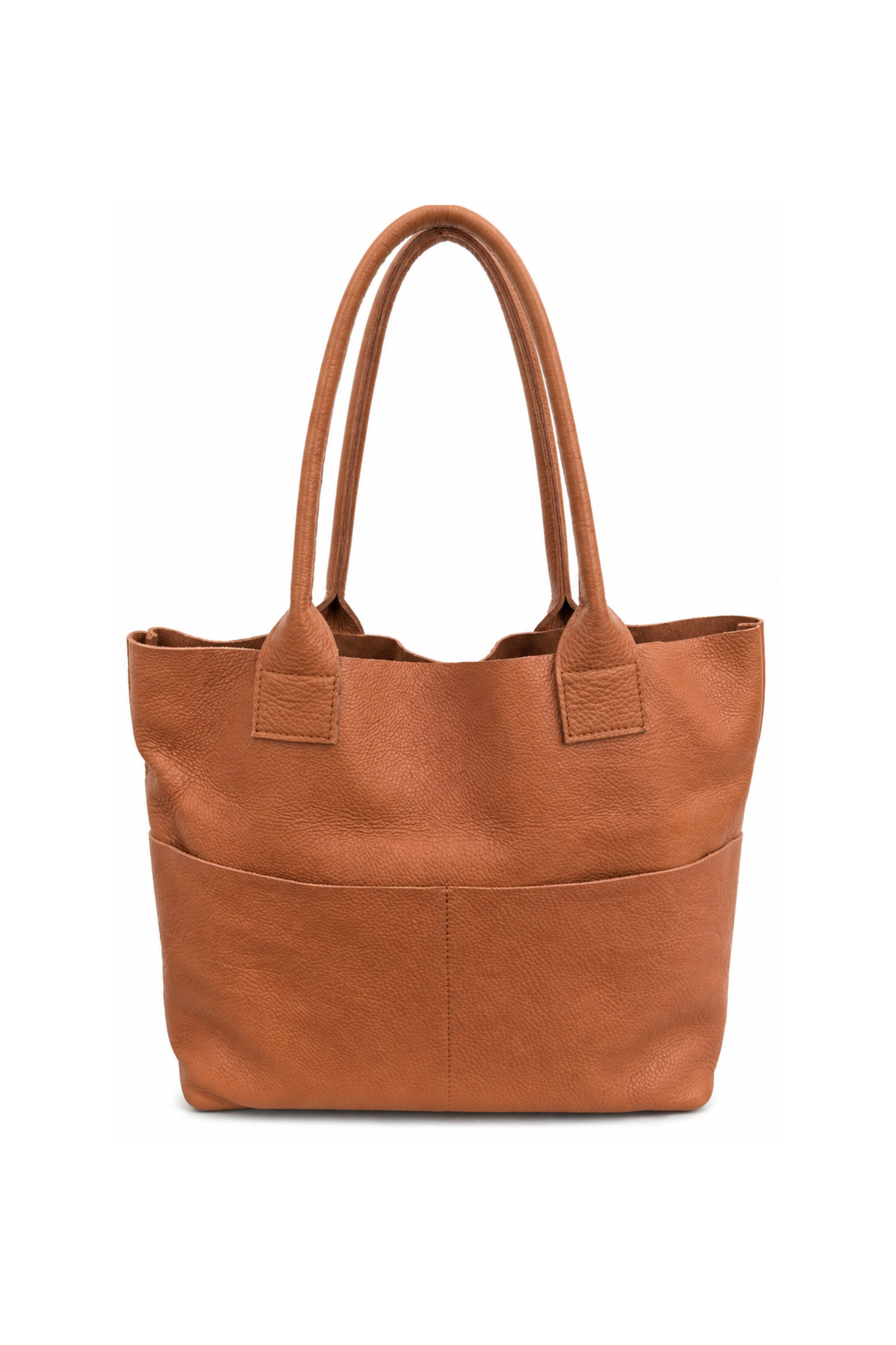 Classic Leather Tote Bag (Unstructured)