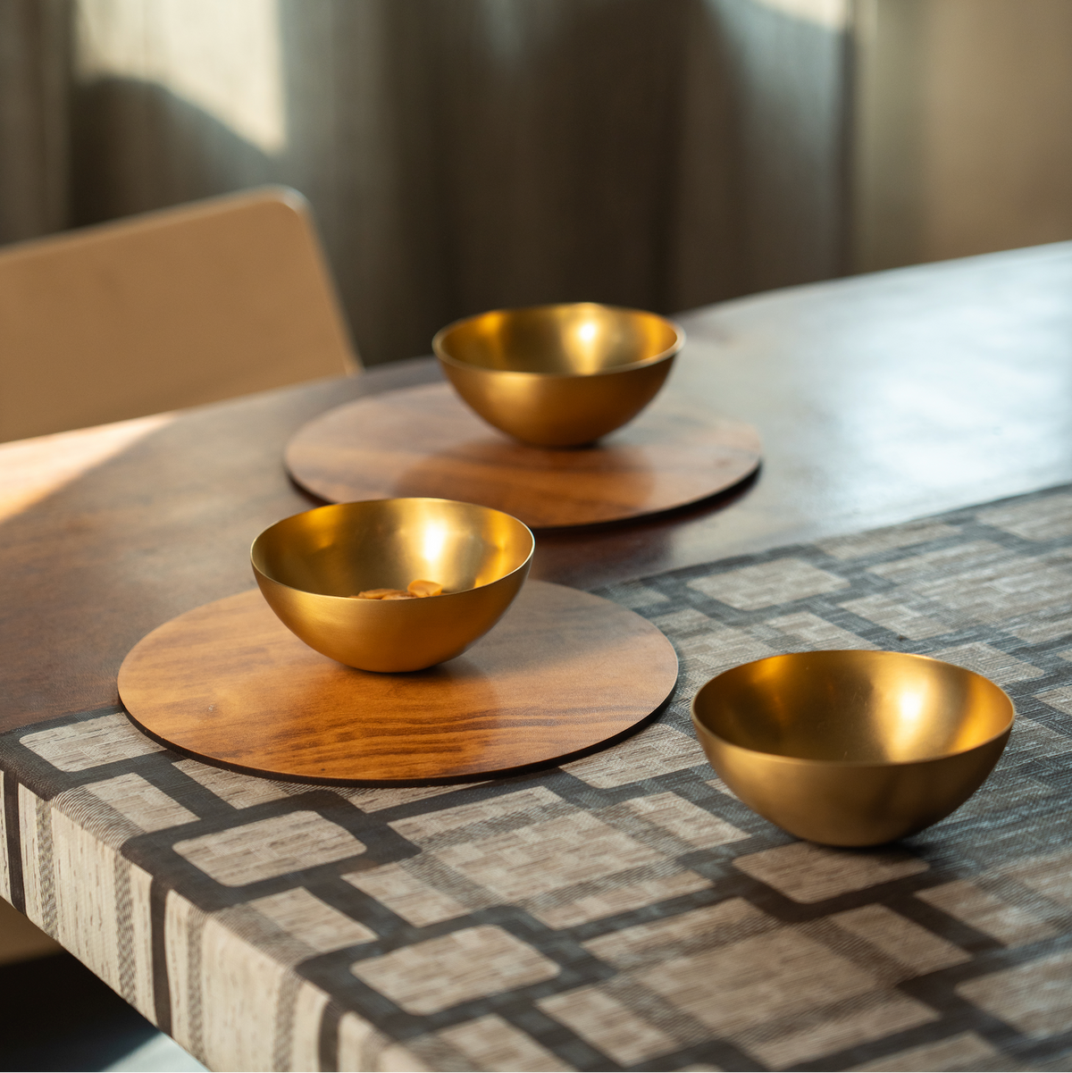Artisan Brass Bowls Extra Small - Set of 4