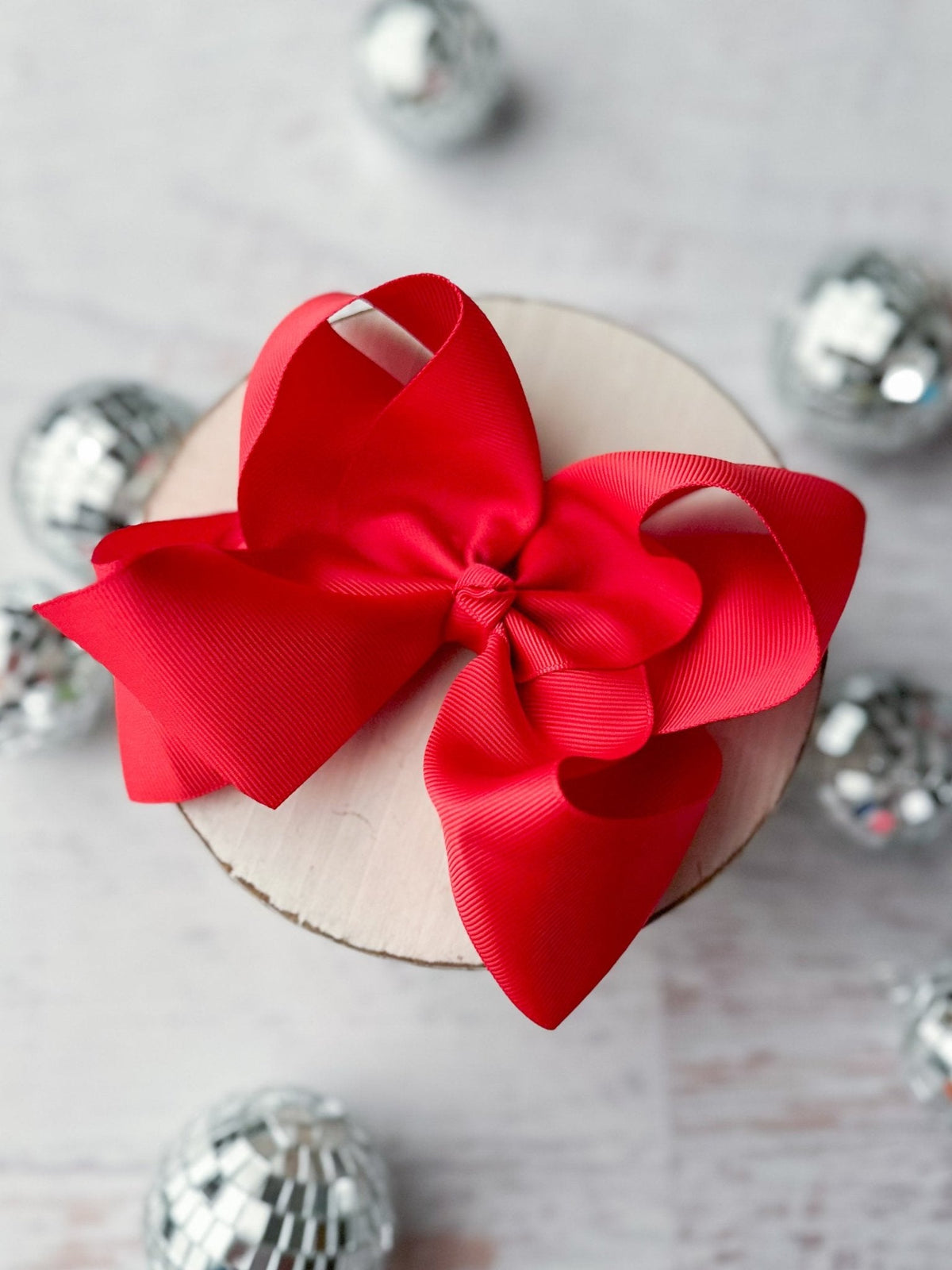 Oversize Grosgrain Hair Bow - Alligator Clip - 5.5"
