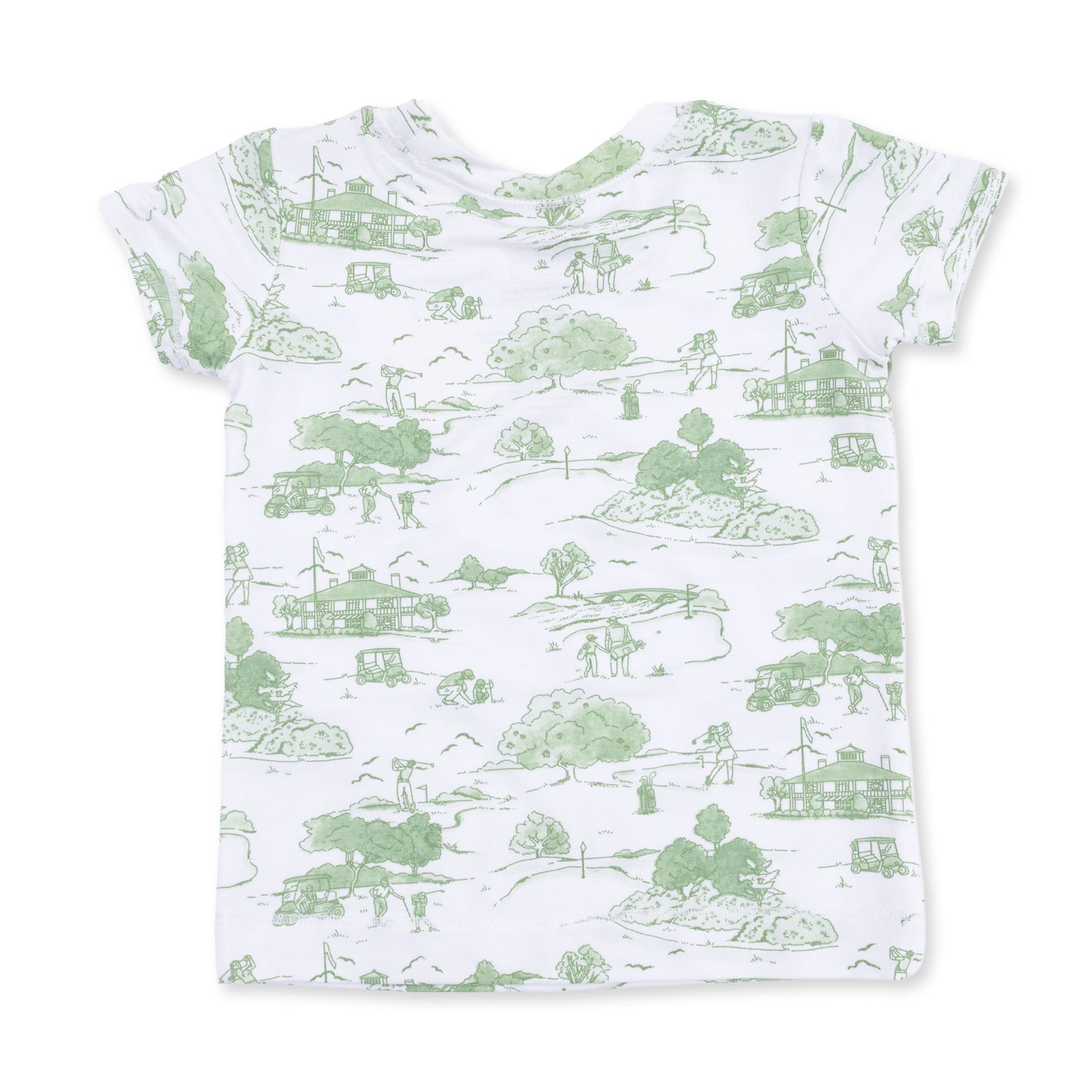 Golf Toile Green - Loungewear Short Set