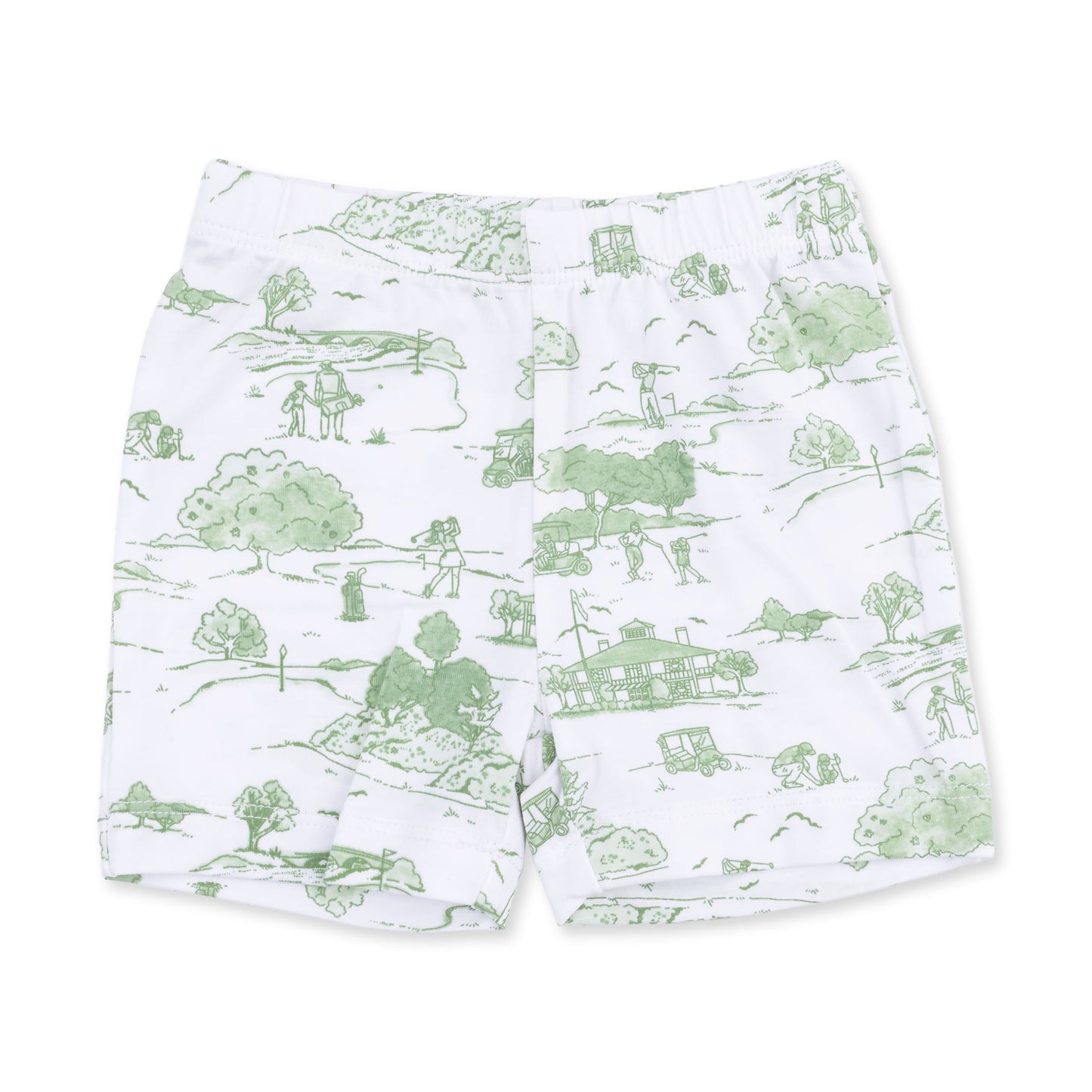 Golf Toile Green - Loungewear Short Set