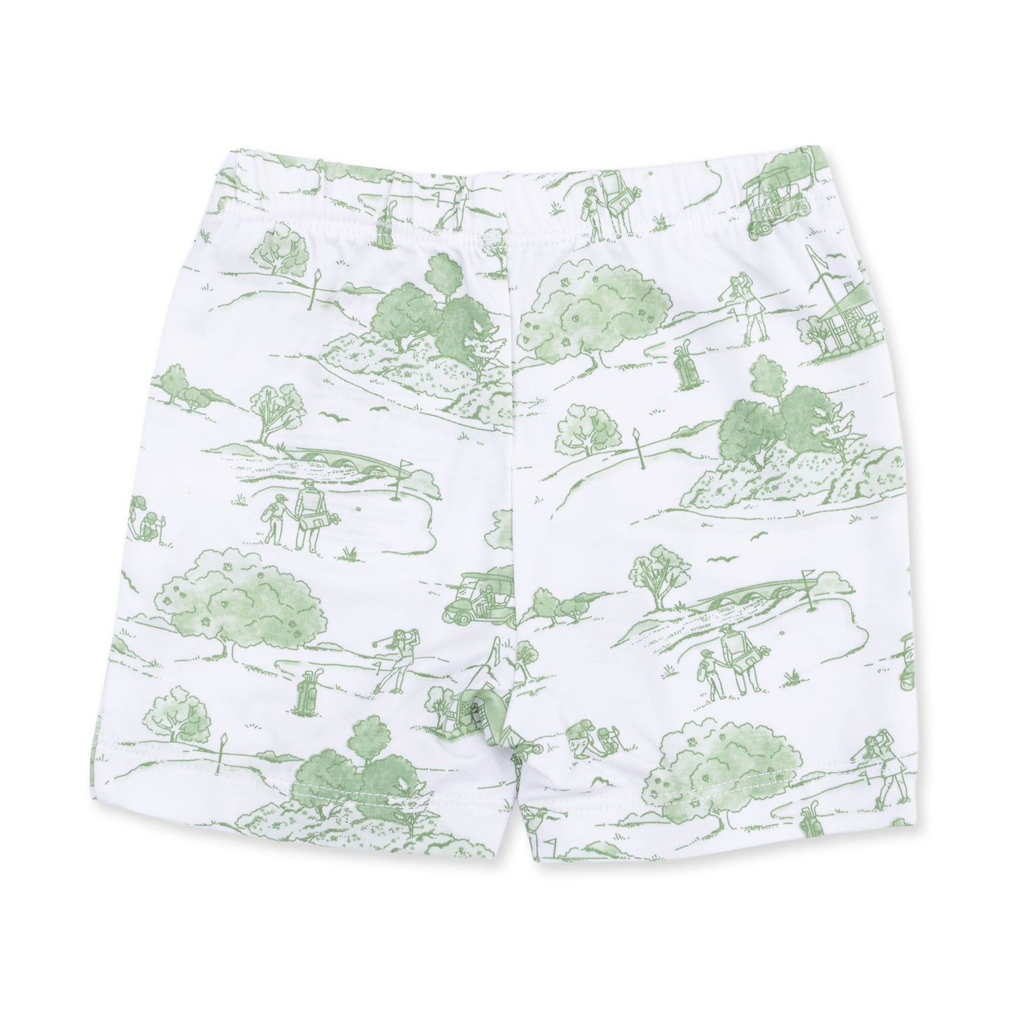 Golf Toile Green - Loungewear Short Set