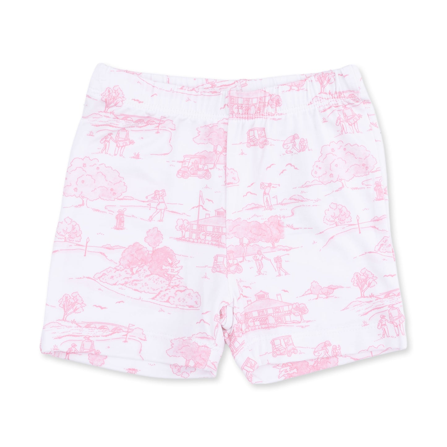 Golf Toile Pink - Loungewear Short Set